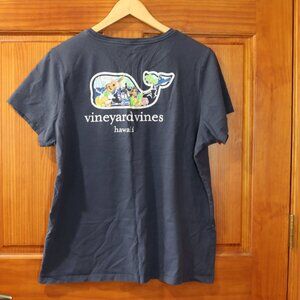 Vineyard Vines Navy Blue Hawaii T-Shirt Cotton XL